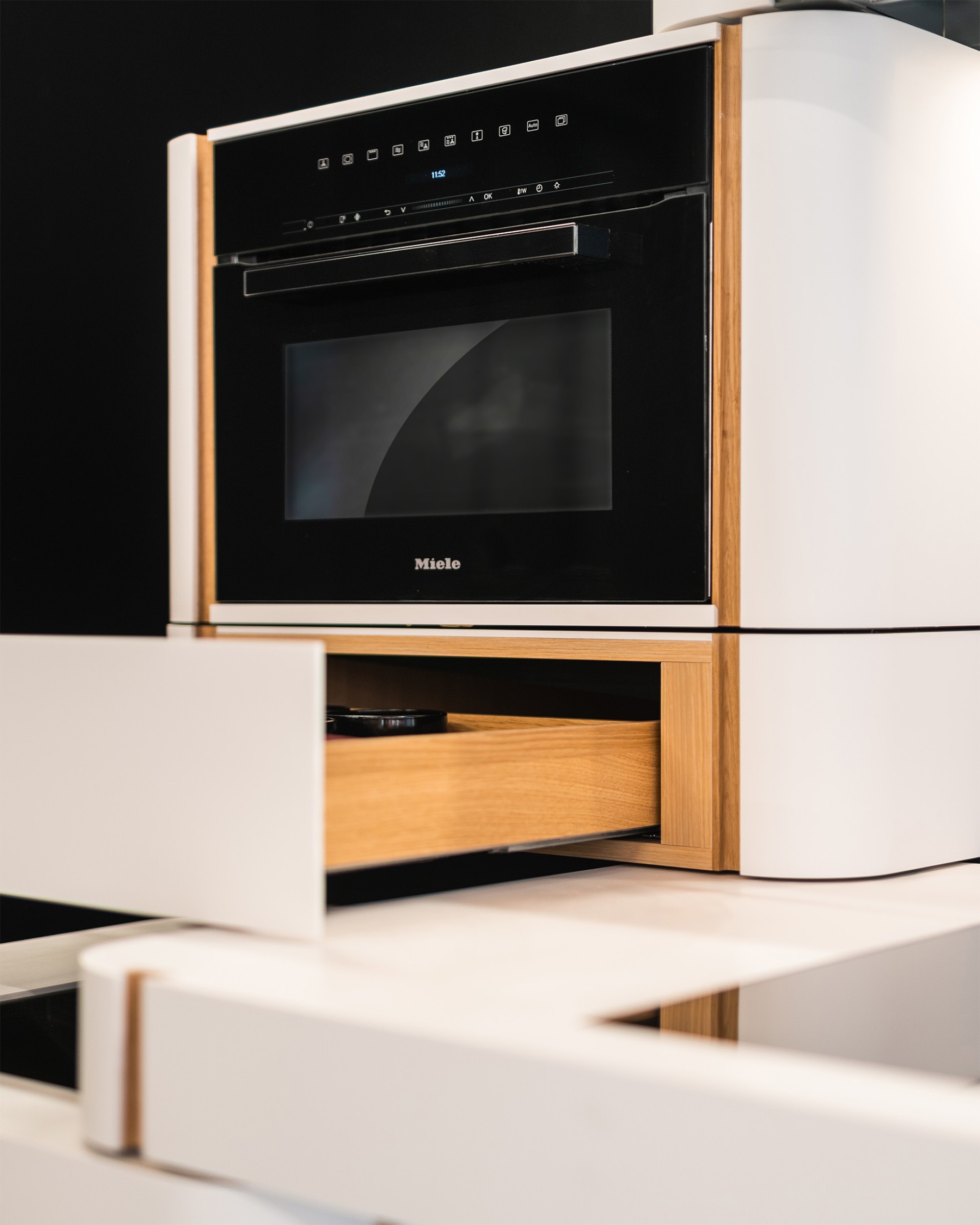 Open drawer in the Benetorre Kitchen Tower